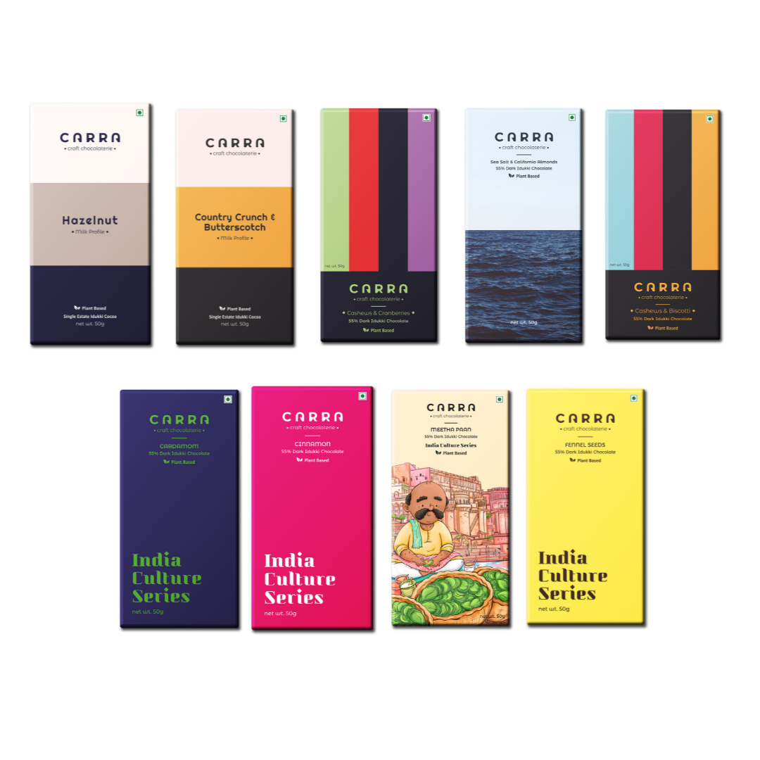 All 9 Flavours 7 Dark + 2 Milk Chocolate Bars image 1