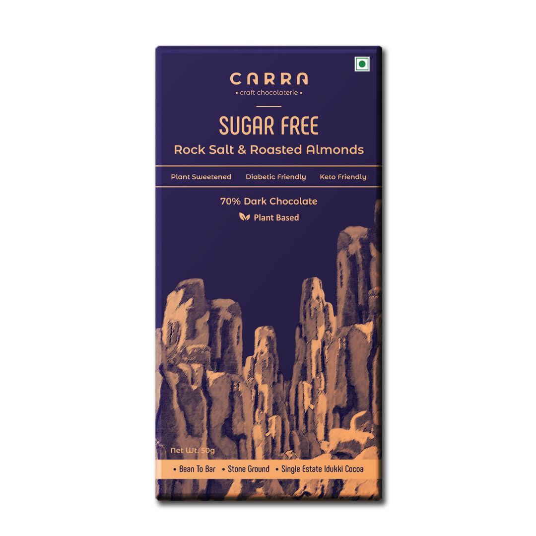 All Sugar Free Bundle (Coffee with Coffee Nibs and Rock Salt & Roasted Almonds) - 50g each image 3