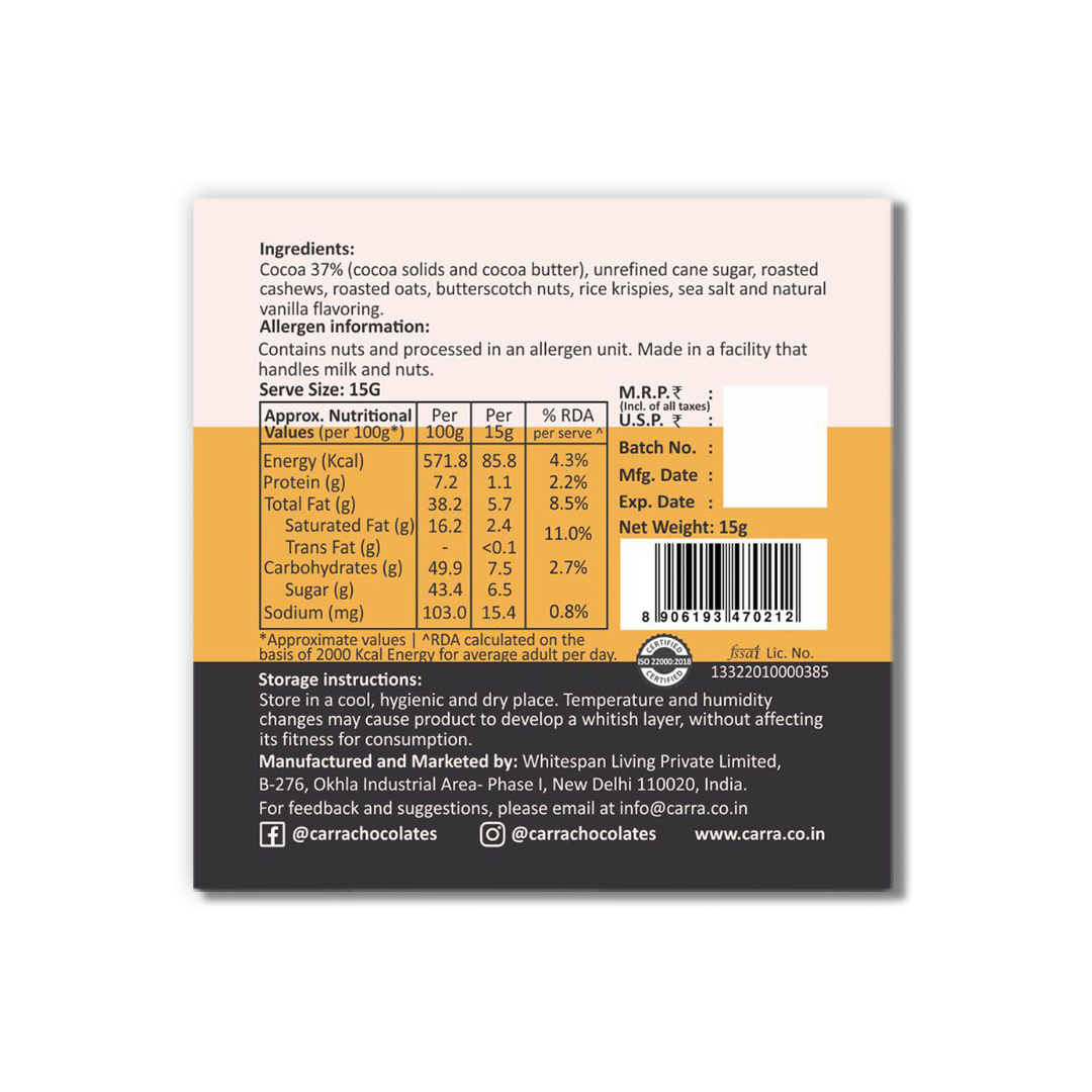 Country Crunch & Butterscotch 15g Bar image 2