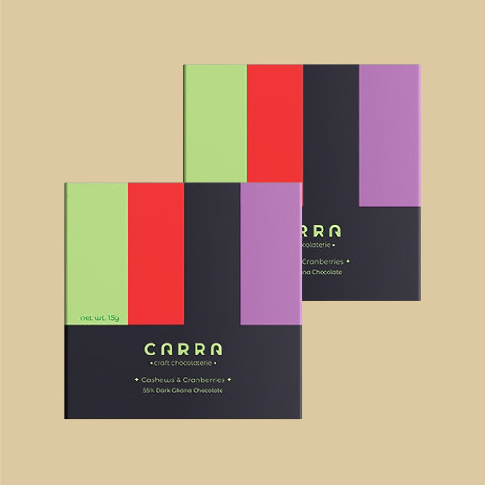Cashews & Cranberries 15g Bar 55% Dark Chocolate image 3